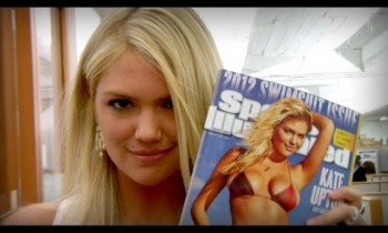 Kate Upton reacts to SI Swimsuit cover