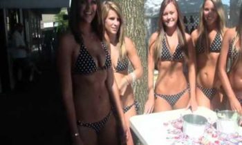 Bikini Beach models intro Kirkland Car Show